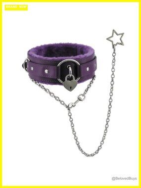 Women's Faux Leather Choker Collar Necklace Set Adjustable Gothic Punk Jewelry